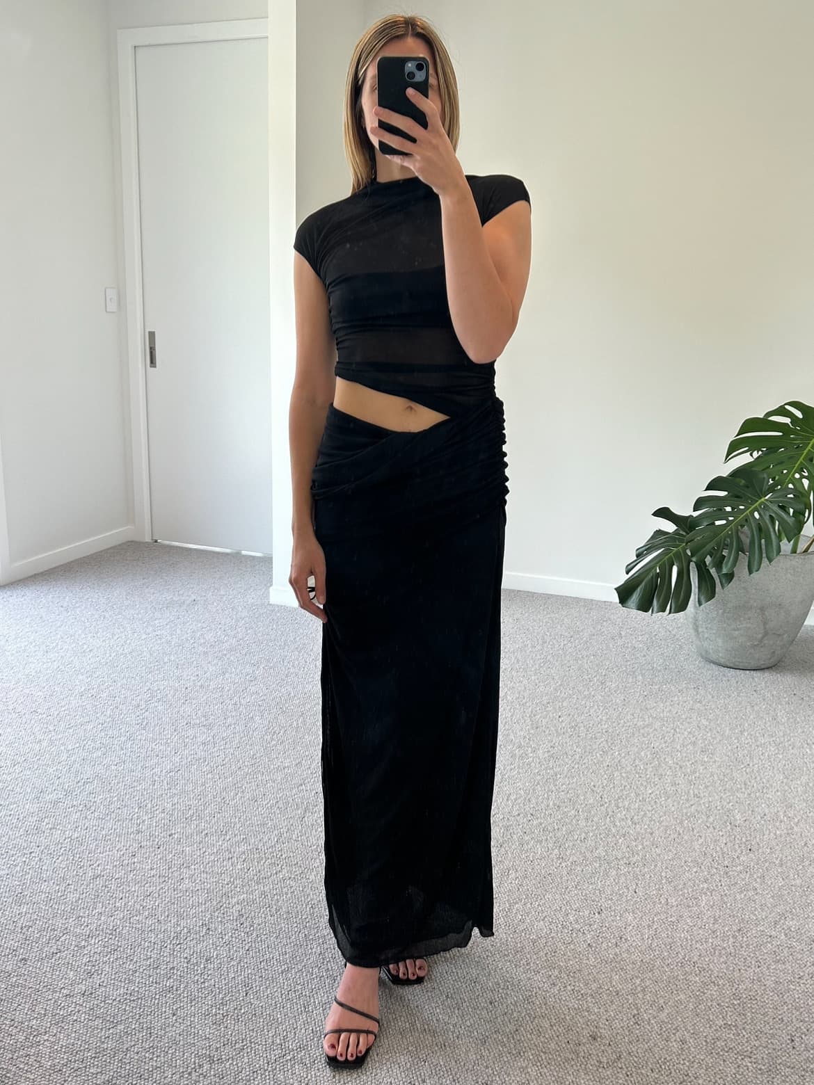 Milo Mesh Maxi Dress