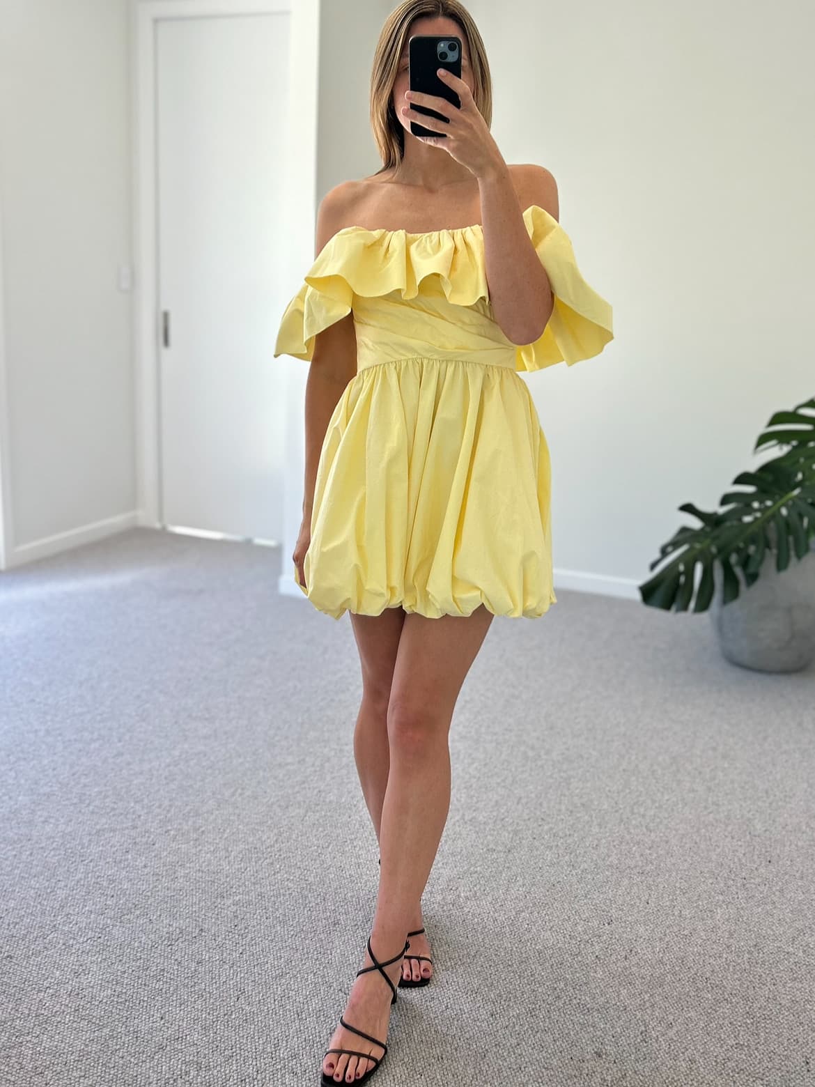 Maiori Off Shoulder Mini Dress
