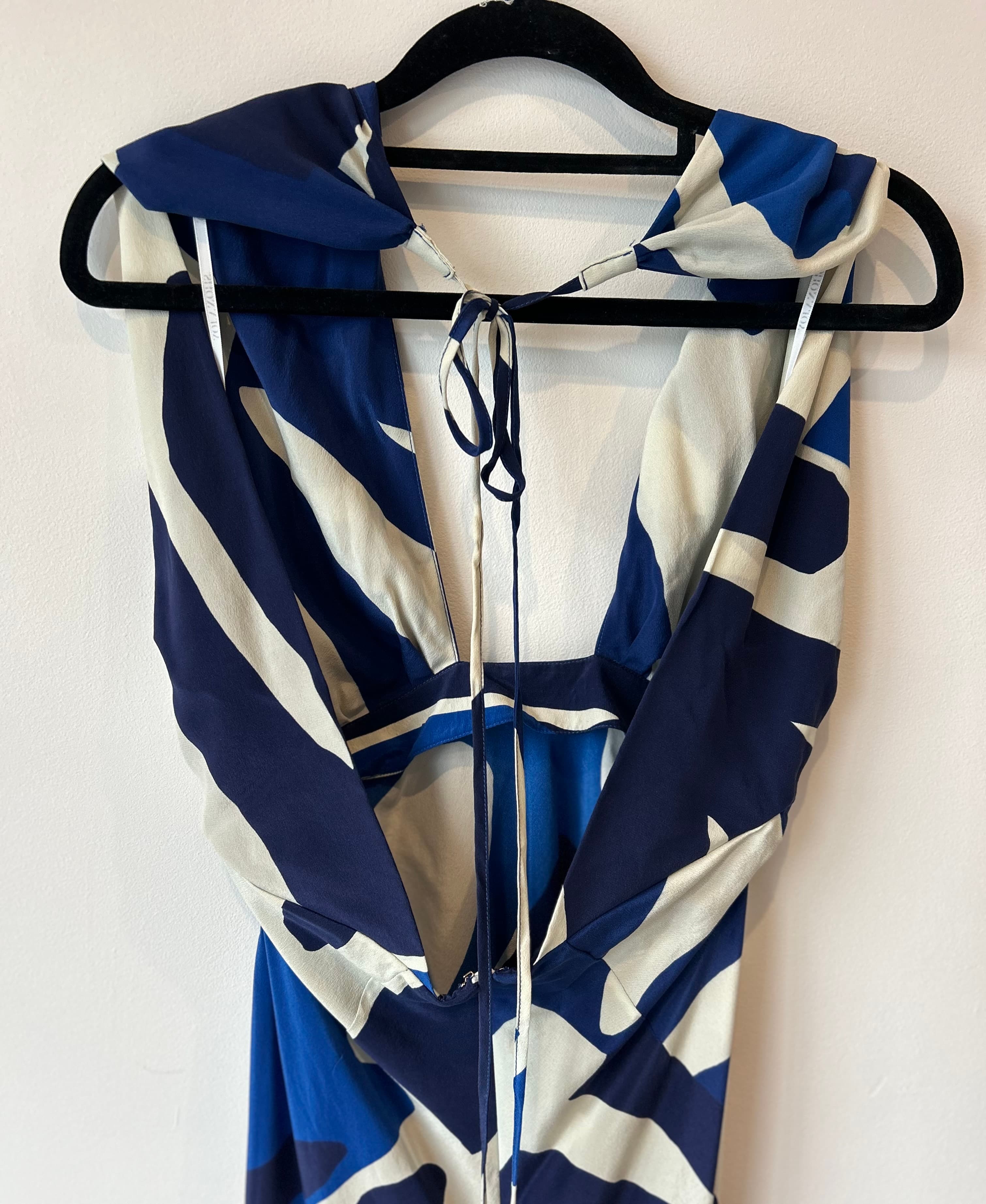 Edward Silk Halter Mini Dress